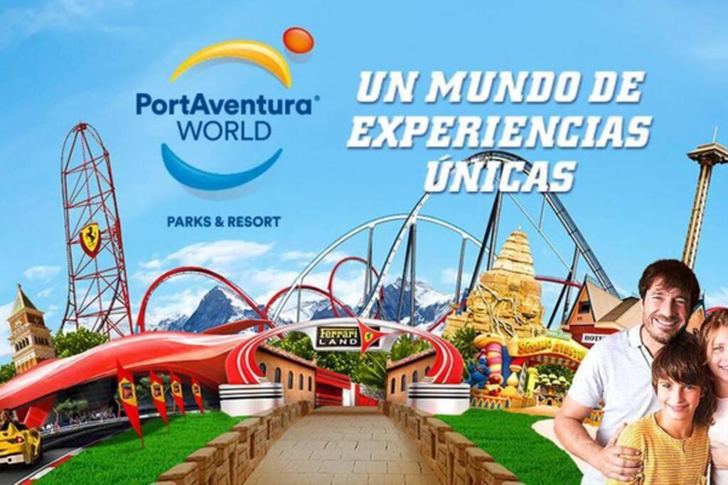 Piso Grande-playa A 250m-portaventura A 15min Por Autovia Apartment